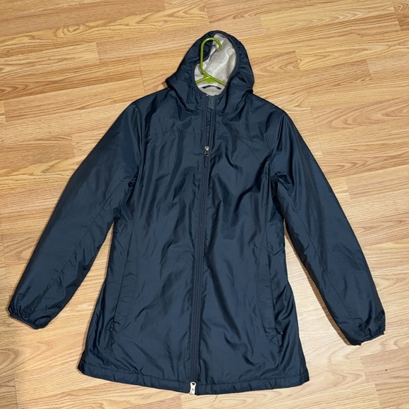 L.L. Bean Navy Blue Lined Hooded Jacket Size XS Reg - Picture 2 of 9